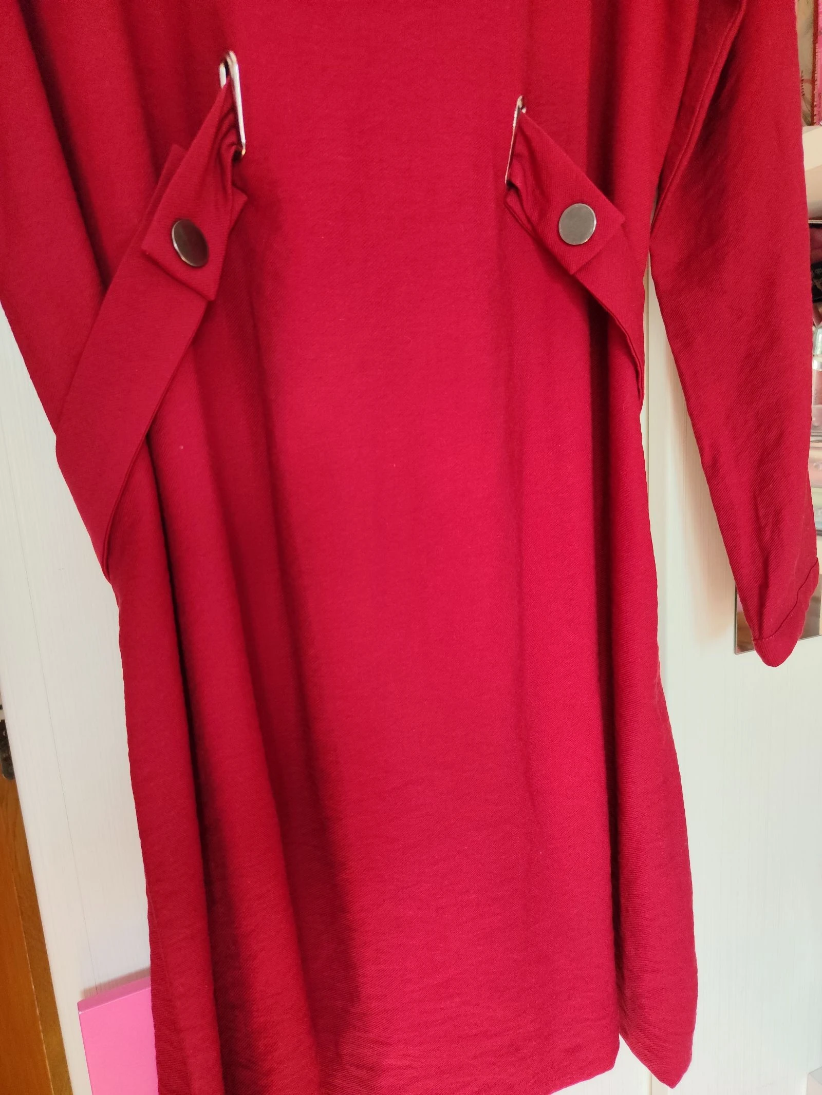 Elegant burgundy Cop Copine dress Size L/40 – photo 12